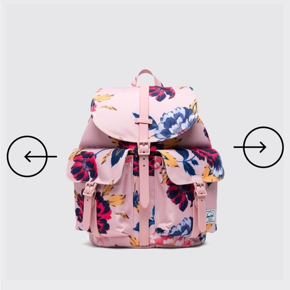 Herschel Supply Company Handbags - Herschel Supply Company Pink and Blue Floral Backpack